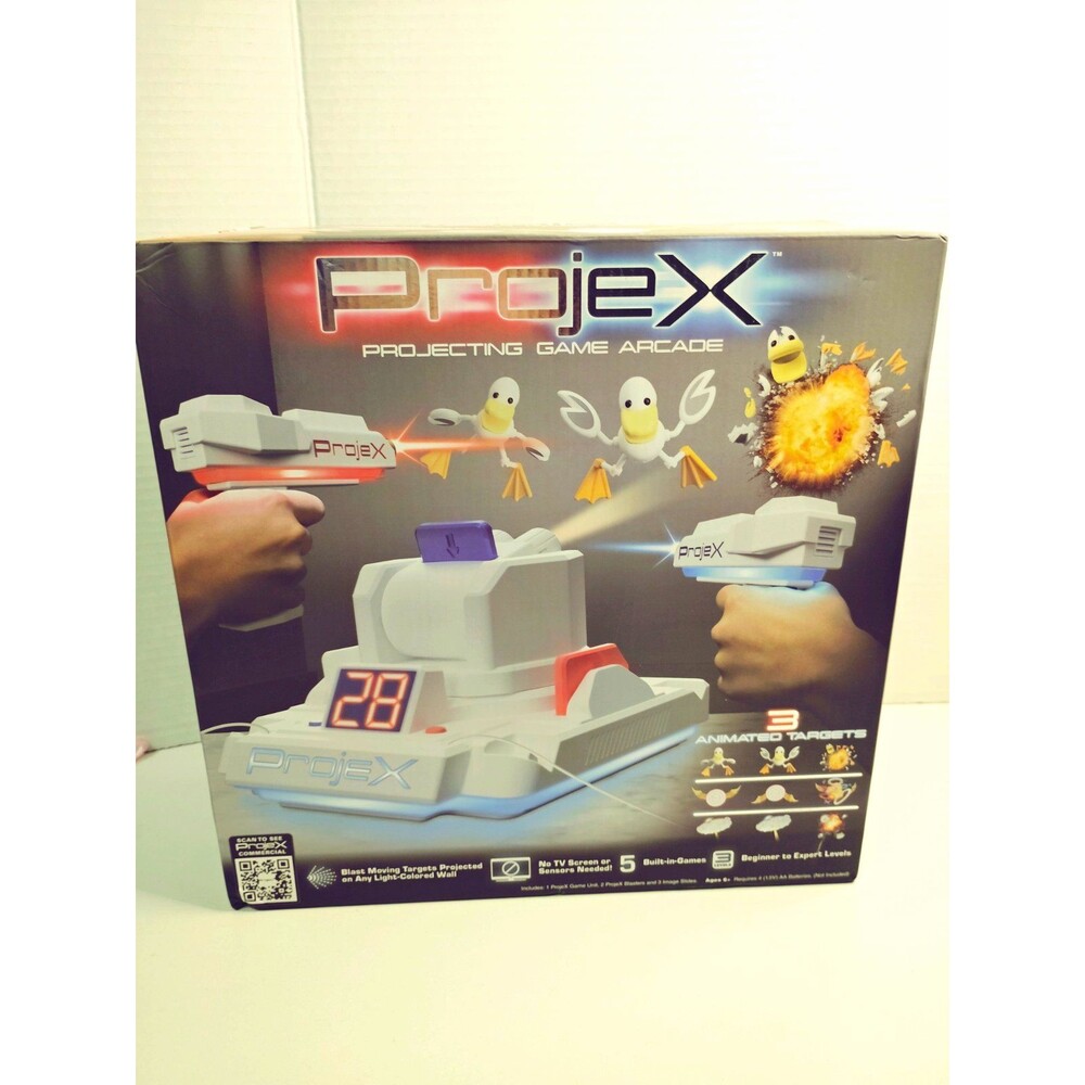 ProjeX Projecting Game Arcade Handheld Electronic Target Game Set, Age 6+ (2020)